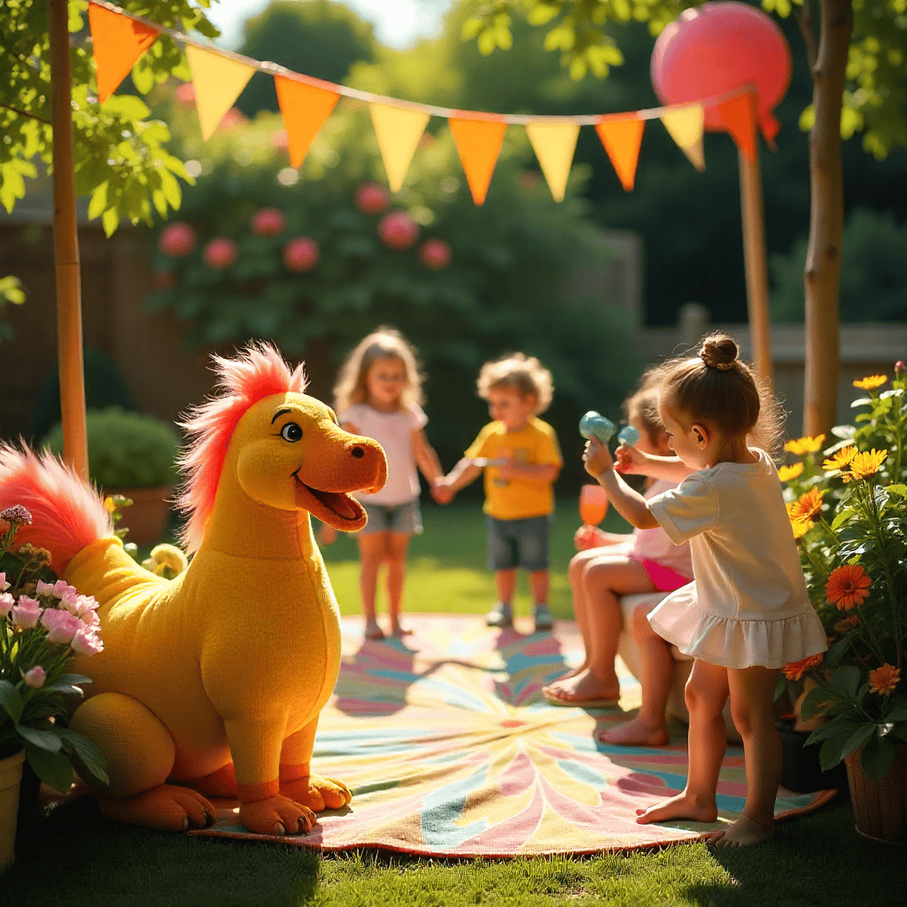 Sommerfest med udendørs dekoration